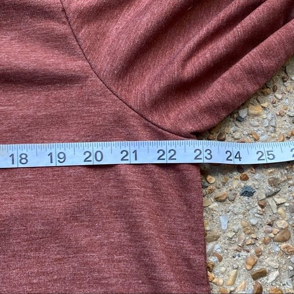 LOGO Lounge Lori Goldstein Carly Style Ruffle Shark Bite Tunic Size XL - Picture 4 of 10